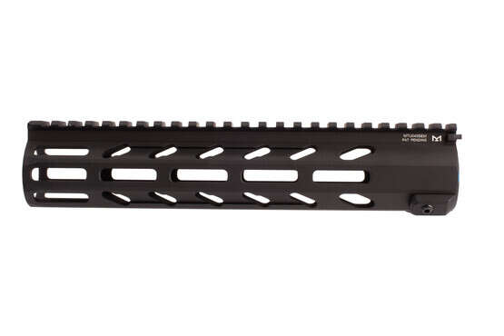 M-LOK free floating 10" PRO Arwen handguard from Leapers UTG has 15 M-LOK slots across 3 slot tracks for mounting accessories